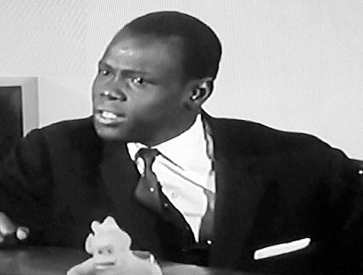 Portrait en noir et blanc de Joseph Brahim Seid